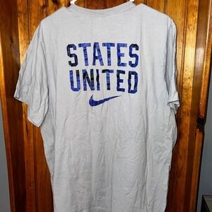 Men's‎ Grey Nike voice soccer USA tee size XL